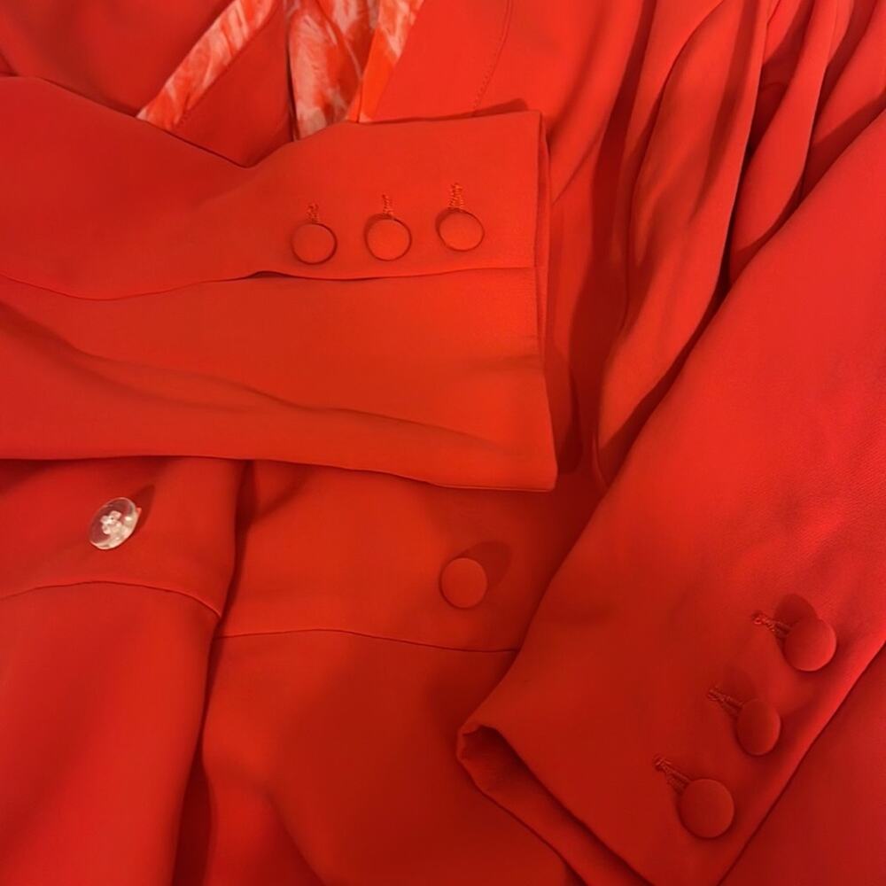 CAbi  Style #216 Jane Jacket Peplum Orange BNWOT - Picture 8 of 12